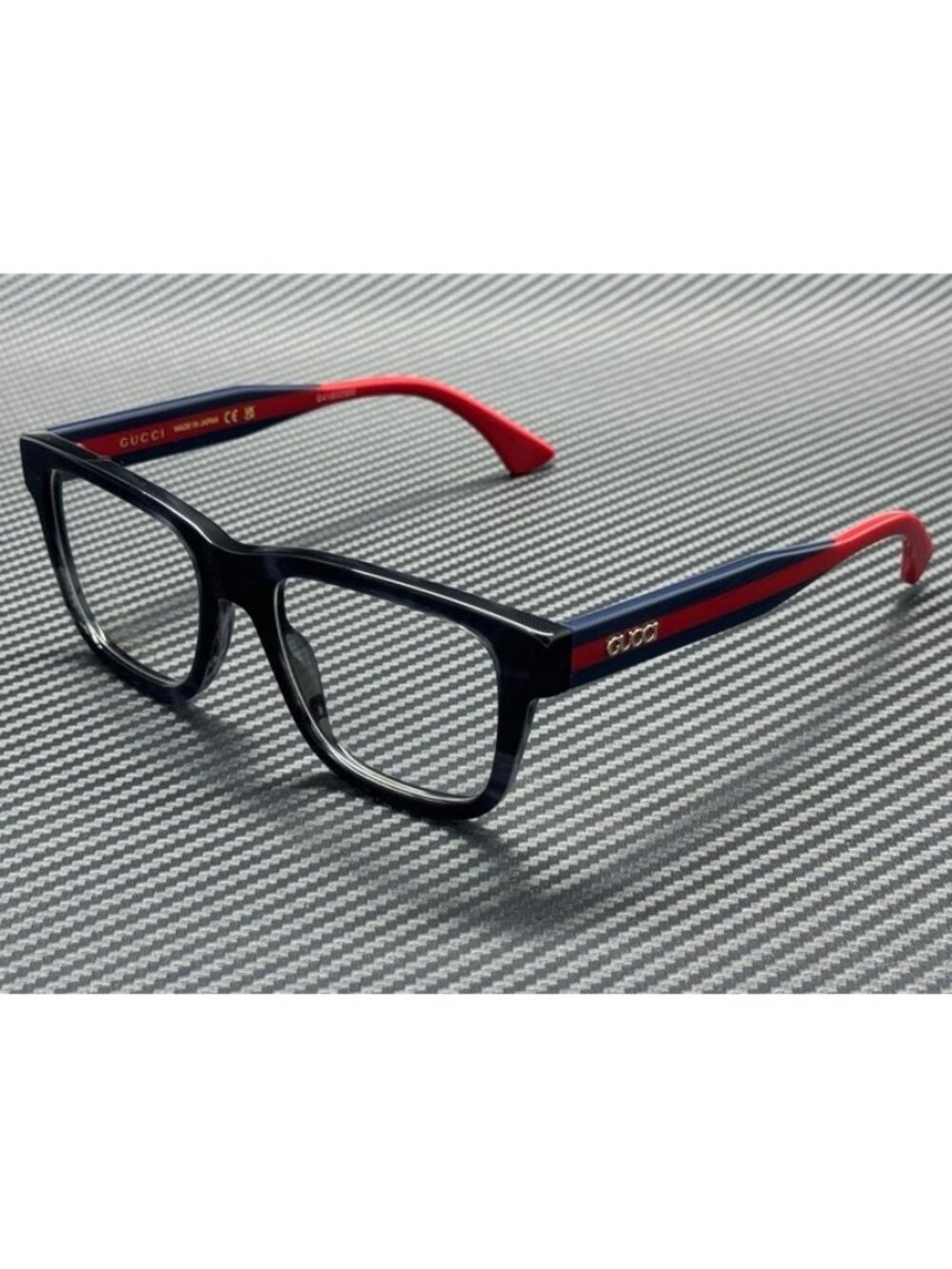 New Gucci Men Havana Blue Eyeglasses 53-19-145